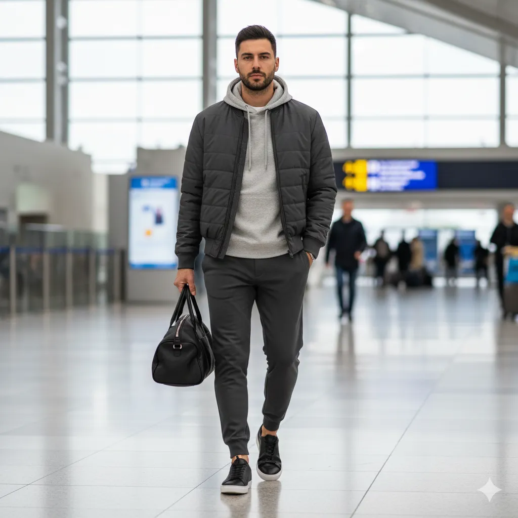 Airport Athleisure Winter Fit