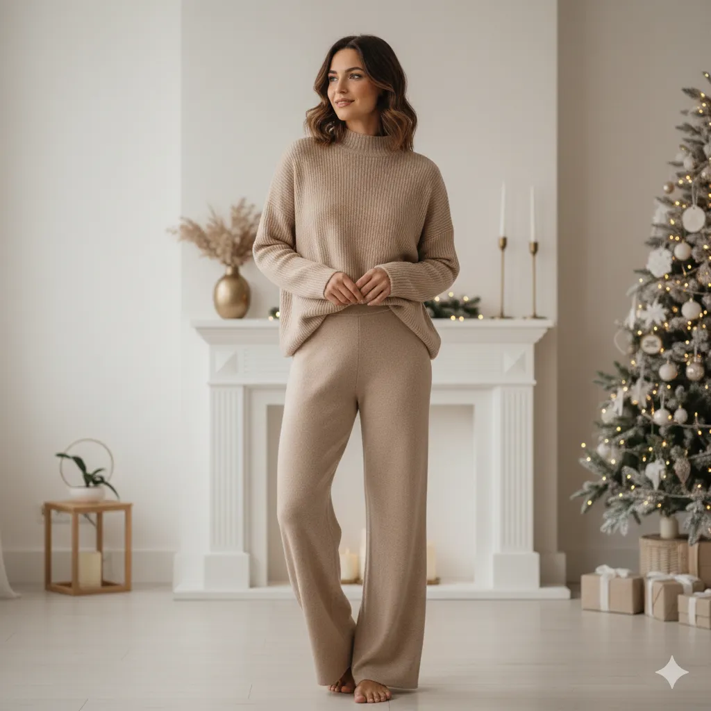 Monochrome Winter Outfit in Soft Neutrals