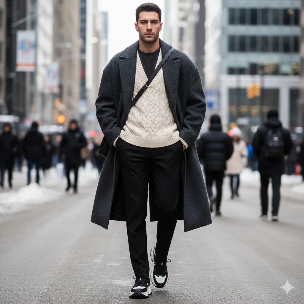 Oversized Coat Travel Look