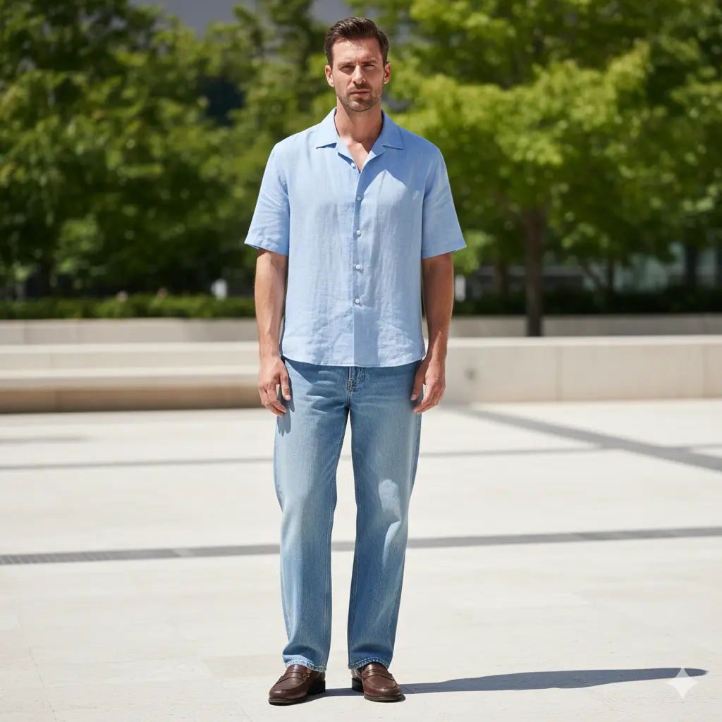 Summer Wide Leg Jeans Outfit