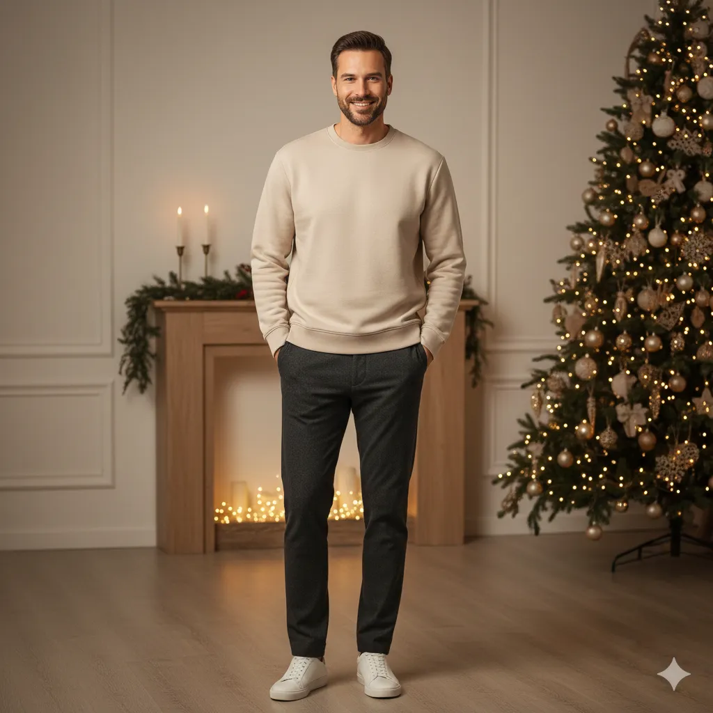 Sweatshirt with Tailored Pants