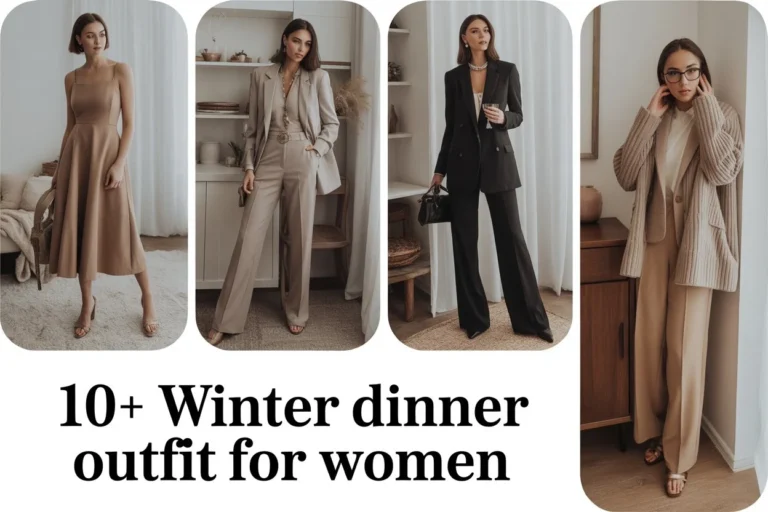 winter dinner outfit for women