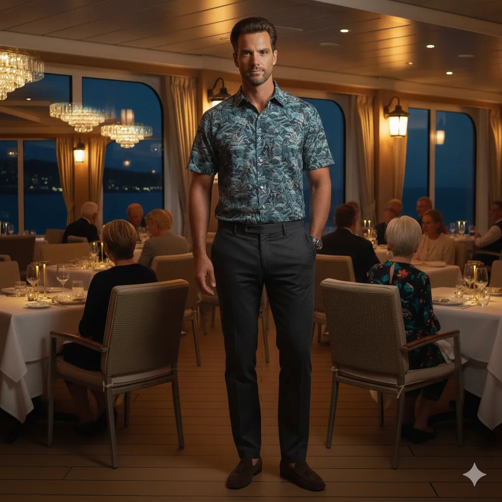 Tropical Shirt Styled Elegantly