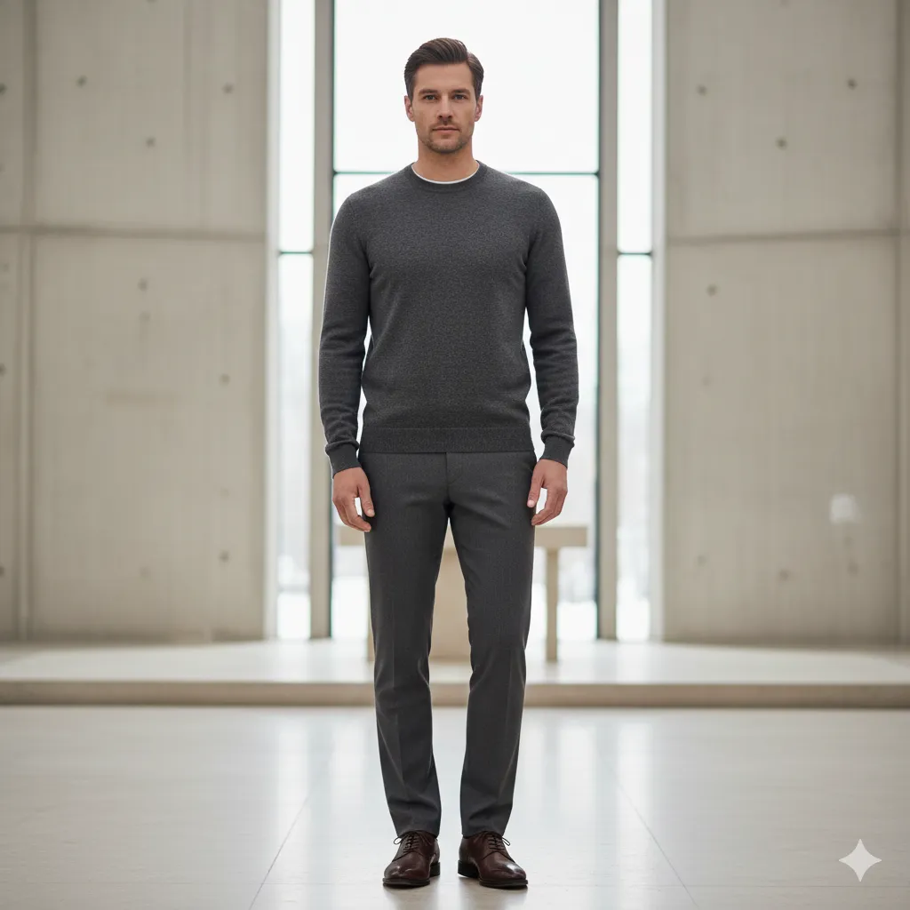 Minimal Sweater With Dress Pants