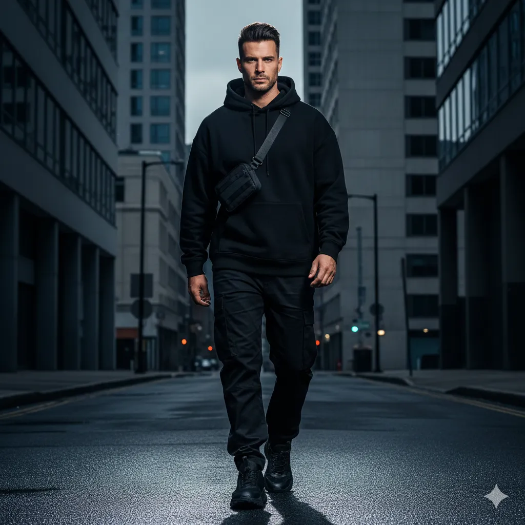 Monochrome Streetwear Look