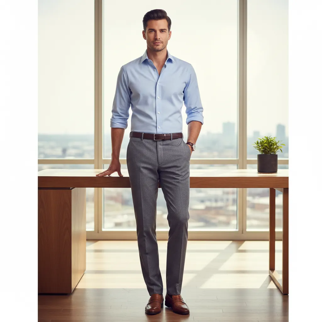 Penny Loafers with Business Casual Office Wear