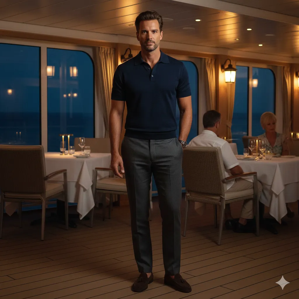 Polo Shirt With Dress Pants