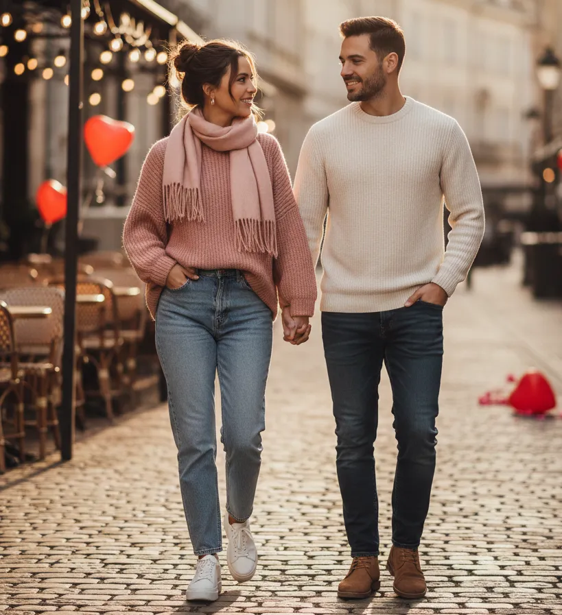 Minimalist Couple Outfit Aesthetic