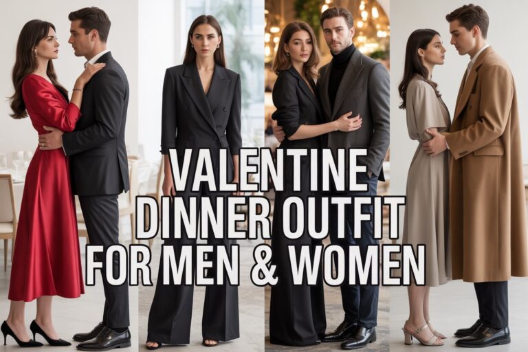Valentine Dinner Outfit for Men and Women 9 Valentine Dinner Outfit