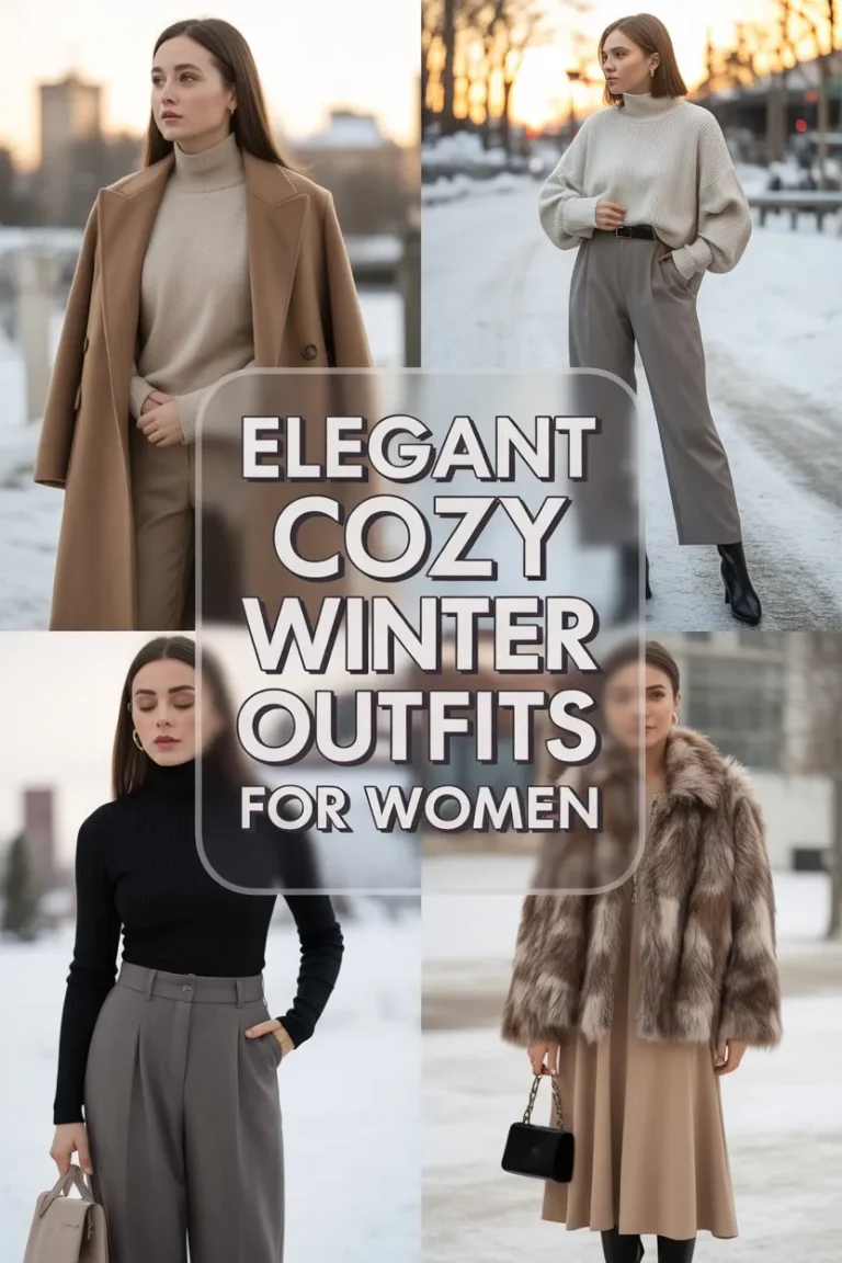 Elegant Cozy Winter Outfit for Women 3 Elegant Cozy Winter Outfits for Women