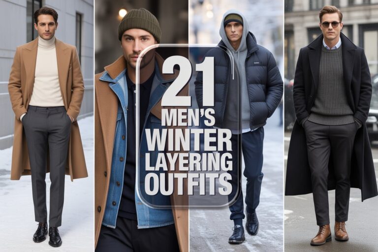 21 Men’s Winter Layering Outfits 7 Winter Layering Outfits