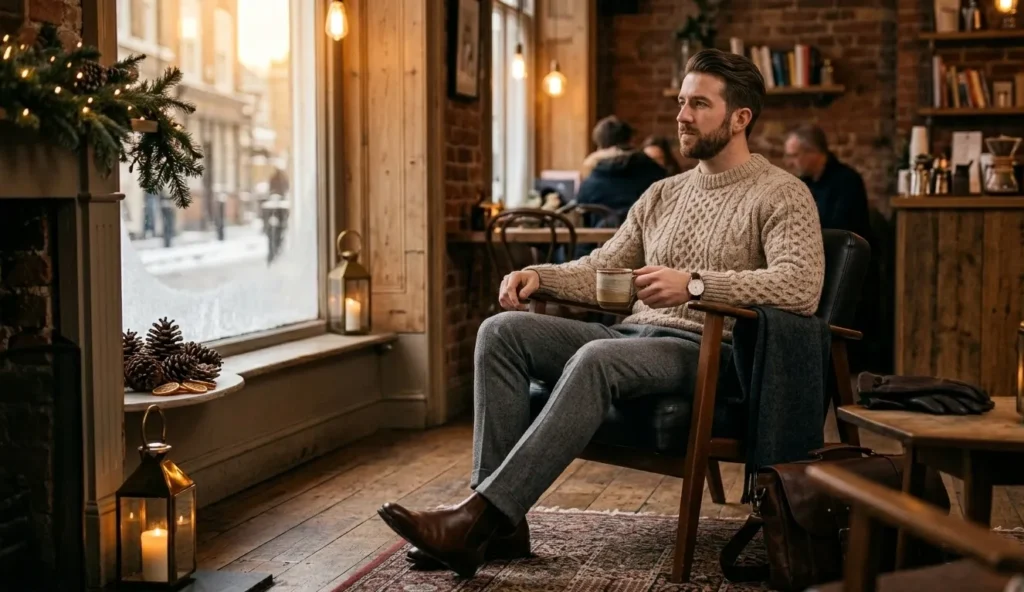 Elegant Casual Winter Outfit for Men 3 Elegant Casual Winter Outfits for Men