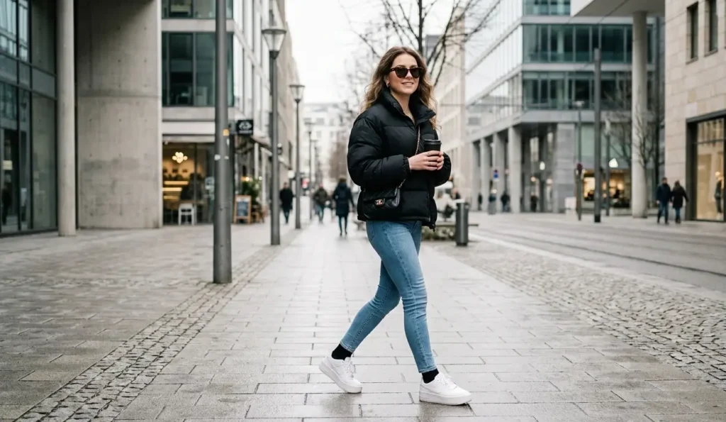 Puffer Jacket Outfit Ideas for Women