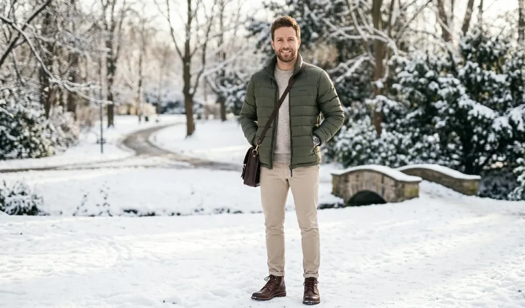 Elegant Casual Winter Outfit for Men 5 Elegant Casual Winter Outfits for Men