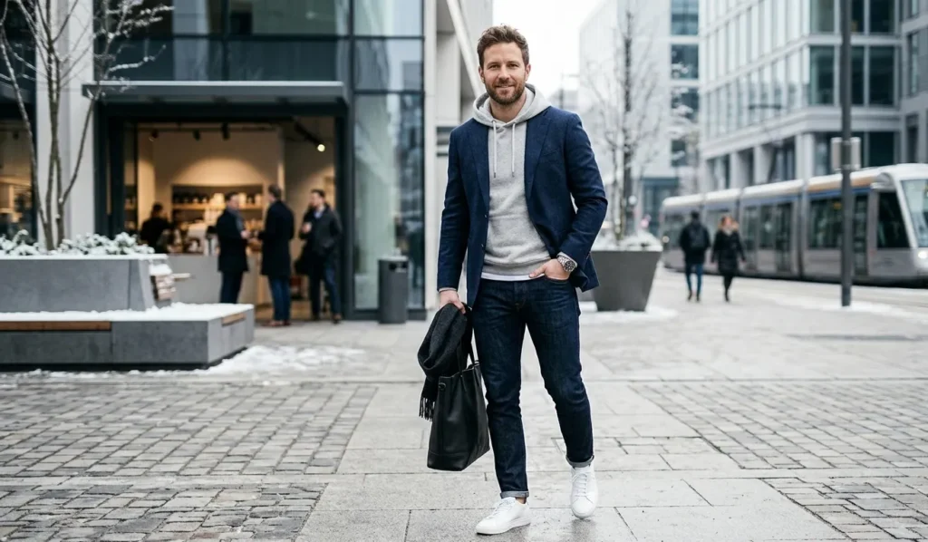 Elegant Casual Winter Outfit for Men 4 Elegant Casual Winter Outfits for Men